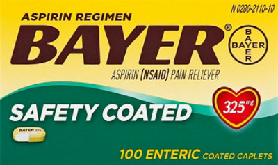 Bayer Enteric 325mg - 100 CT - Image 2
