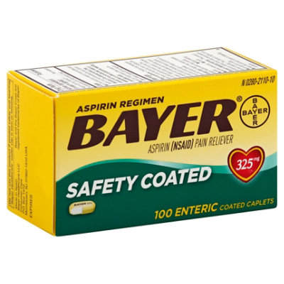 Bayer Enteric 325mg - 100 CT - Image 1