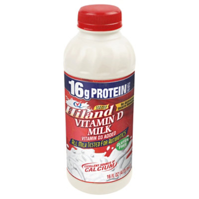 Hiland Dairy Vitamin D Milk - 16 Oz - Image 2