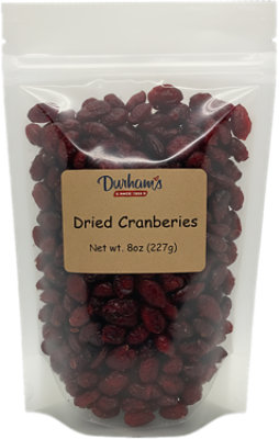 Durham Dried Cranberries - 8 OZ - Image 1