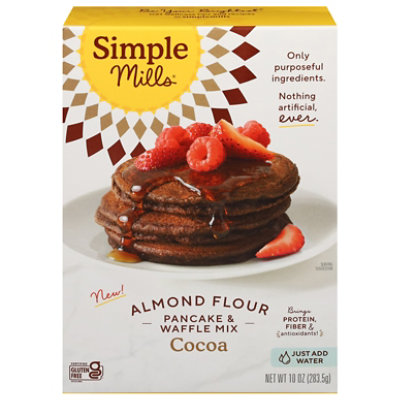 Simple Mills Gluten Free Cocoa Almond Flour Pancake and Waffle Mix - 10 Oz - Image 2