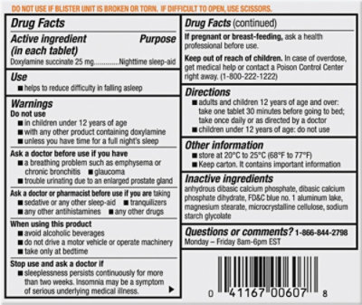 Unisom Sleep Tablets 16ct - 16 CT - Image 5