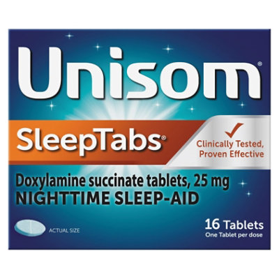 Unisom Sleep Tablets 16ct - 16 CT - Image 1