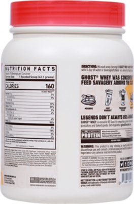 Ghost Nut Butter Whey Protein Supplement - 1.4 Lb - Image 6