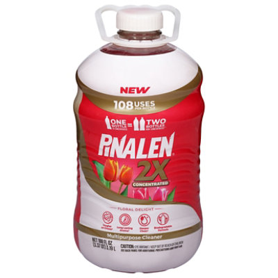 Pinalen 2x Concentrated Lemon Multipurpose Cleaner Gallon - 108 Fl. Oz. - Image 1
