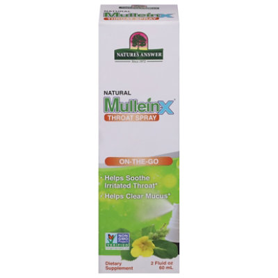 Natures Answer Mullein X Throat Spray - 2 OZ - Image 2