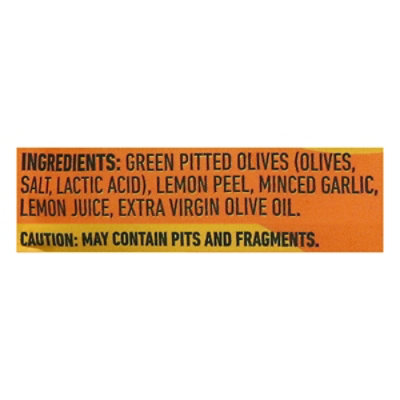 Freestyle Lemon Garlic Green Olives Snack - 4 Oz - Image 4