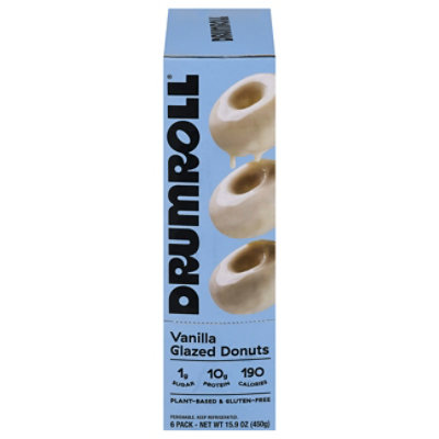 Drumroll Vanilla Glazed Donuts - 6-15.6 Oz - Image 3