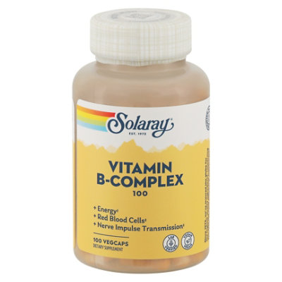Solaray B Complex 100 - 100 CT - Image 2