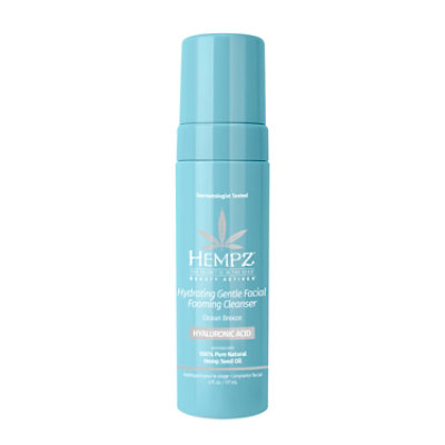 Hempz Beauty Actives Ocean Breeze Hydrating Gentle Facial Foaming Cleanser - 6 Oz - Image 1