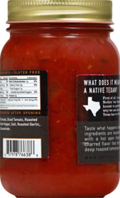 Native Texan Fire Roasted Medium Salsa - 16 Oz - Image 6