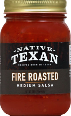 Native Texan Fire Roasted Medium Salsa - 16 Oz - Image 2
