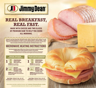 Jimmy Dean Croissant Ham & Cheese Sandwiches - 8 Count - Image 6