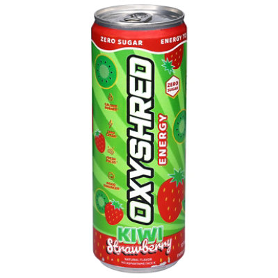 Oxyshred Ultra Energy Kiwi Strawberry Energy Drink - 12 Fl. Oz. - Image 2
