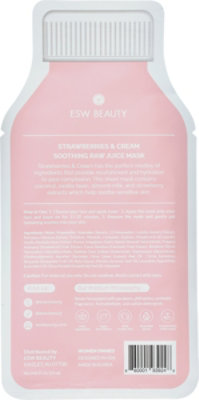 Esw Beauty Mask Sheet Strawberry Cream - 0.85 OZ - Image 5
