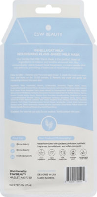 Esw Beauty Mask Facial Vanilla Oat Milk - 0.91 OZ - Image 5