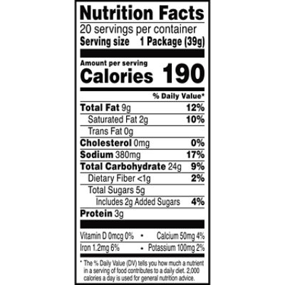 Austin Cheddar Cheese Sandwich Crackers Value Size Pack - 20-1.38 Oz - Image 8