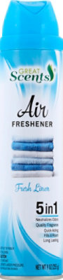 Great Scents Fresh Linen 5 In 1 Air Freshener - 9 Oz - Image 2
