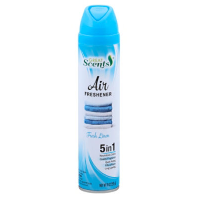 Great Scents Fresh Linen 5 In 1 Air Freshener - 9 Oz - Image 1