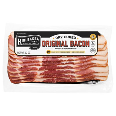 Kiolbassa Dry Cured Hickory Bacon - 12 OZ - Image 1