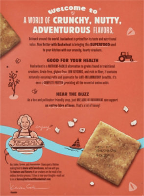Better With Buckwheat Sea Salt Crackers - 4.25 Oz - Image 5