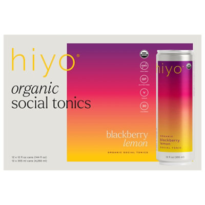 Hiyo Seltzer Blackberry Lemon - 144 OZ - Image 1