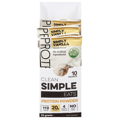 Clean Simple Eats Protein Vanilla - 20 OZ - Image 1