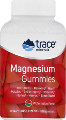 Trace Minerals Magnesium Gummies Watermelon - 120 CT - Image 2