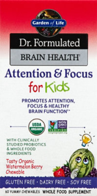 Garden Of Life Dr Formualted Attention & Focus For Kids - 60 CT - Image 2