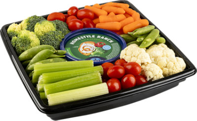 Fresh Cut Vegetable Tray With Dip 46 Oz - 46 OZ - Image 1