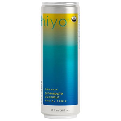 Hiyo Non Alcoholic Mocktail Pineapple Coconut - 12 OZ - Image 2