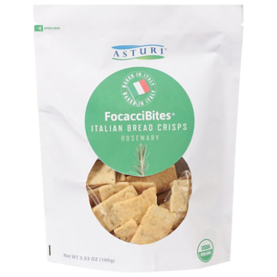 Focaccia Bites  Italian  Bread Crisp Rosemary - 3.53 OZ - Image 3