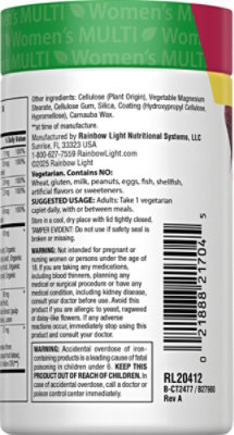 Rainbow Light Vibrance Multivitamin Womens One 30 Capsules - 30 CT - Image 4