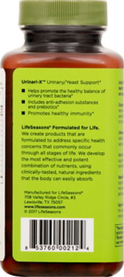 Life Seasons Urinari-x Urinary/yeast Support - 90 CT - Image 5