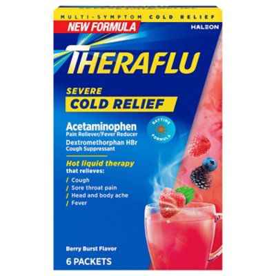 Theraflu Svr Pwd Cold Rlf - 6 CT - Image 1