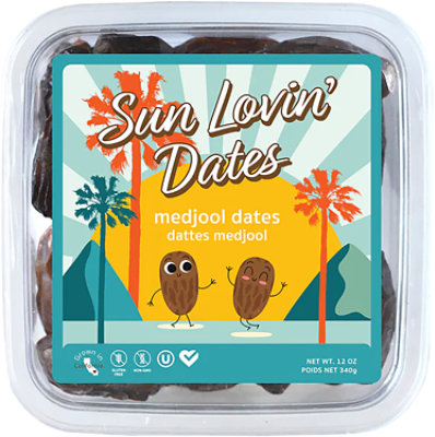 Sun Lovin Medjool Dates Pitted - 12OZ - Image 1