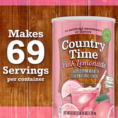Country Time Pink Lemonade Fkavored Drink Mix - 63 Oz - Image 5