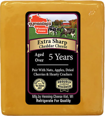 Hennings 5 Year Cheddar Cheese - LB - Image 1