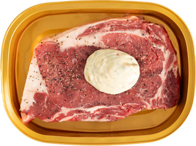 Readymeals Steakhse Ribeye W/hrb/grlc Butter - LB - Image 1