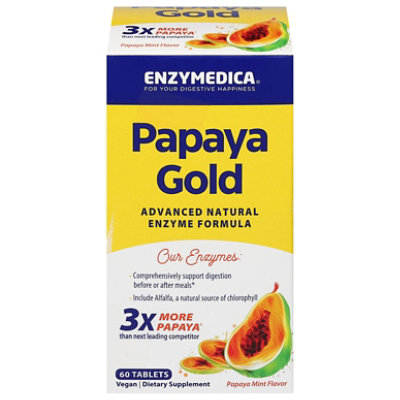 Enzymedica Papaya Gold - 60 CT - Image 3
