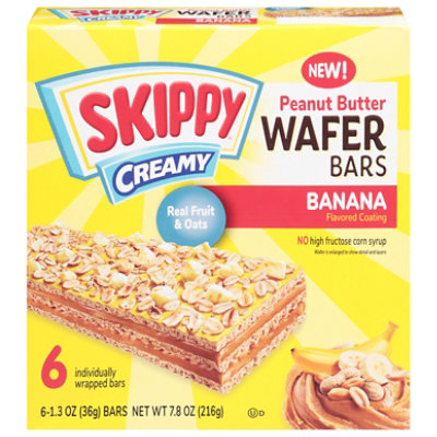 Skippy Creamy Peanut Butter & Banana Flavored Wafer Bars - 6 Count - Image 2