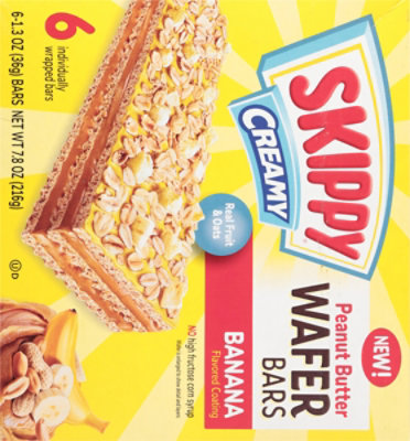 Skippy Creamy Peanut Butter & Banana Flavored Wafer Bars - 6 Count - Image 5