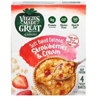 Veggies Made Great Strawberries & Cream Soft Baked Oatmeal - 12 Oz - Image 1