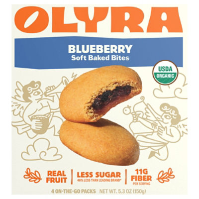 Olyra Organic Blueberry Soft Baked Bites - 5.28 Oz - Image 2