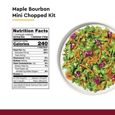 Maple Bourbon Mini Chopped Salad Kit - 4.4OZ - Image 3