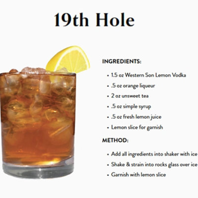 Western Son Lemon Vodka - 750 ML - Image 2