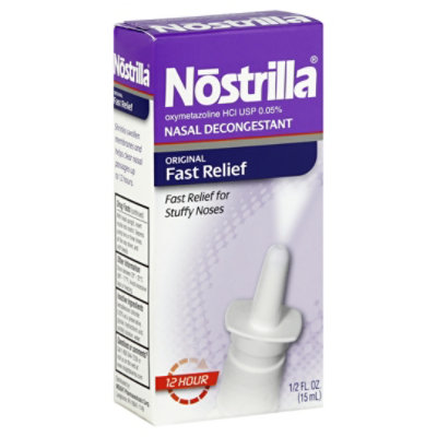 Nostrilla 12 Hour Nasal Decongestant - 0.5 OZ - Image 1