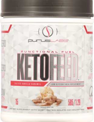 Purus Labs  Ketofeed Salted Vanilla Cream Dietary Supplements - 20.6 Oz - Image 2