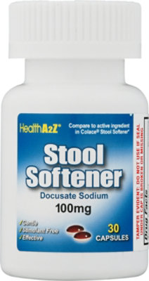 HealthA2Z Stool Softener Capsules - 30 Count - Image 2