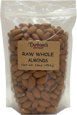 Raw Whole Almonds - 16 OZ - Image 1